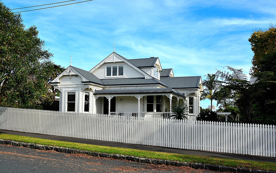 Character villa and residential streetscape in Herne Bay